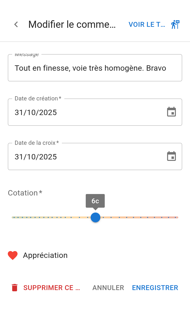 Configurer les lignes et leurs options